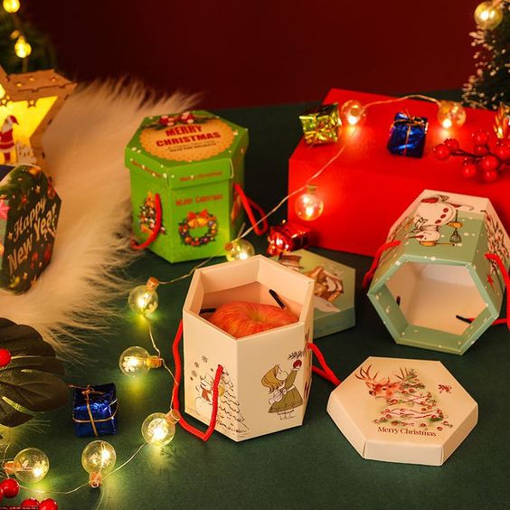 mẫu hộp quà noel - 1