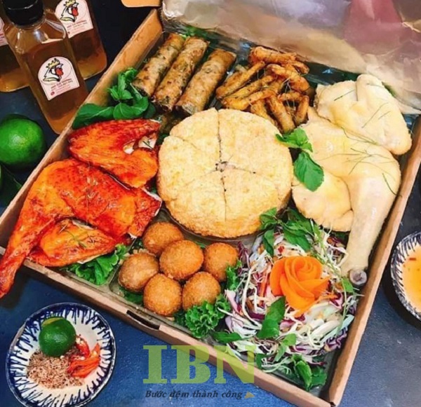 Mẫu hộp giấy đựng gà mẹt thiết kế theo yêu cầu