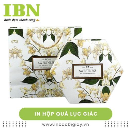 hộp quà lục giác