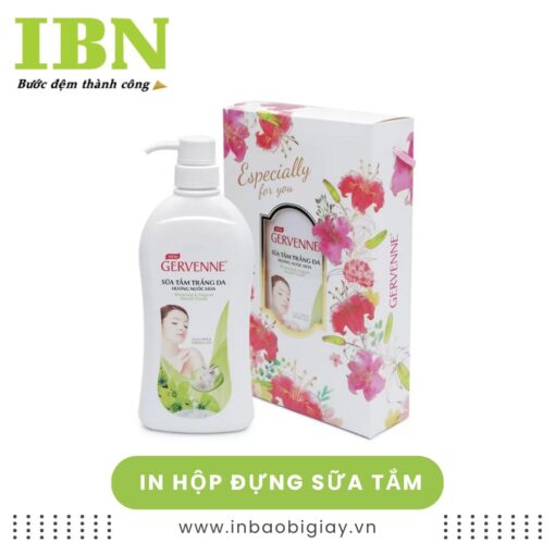 hộp giấy đựng sữa tắm