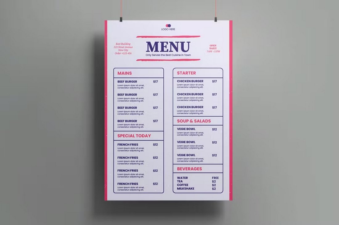 chất liệu giấy in menu 