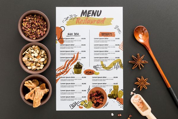 giấy in menu