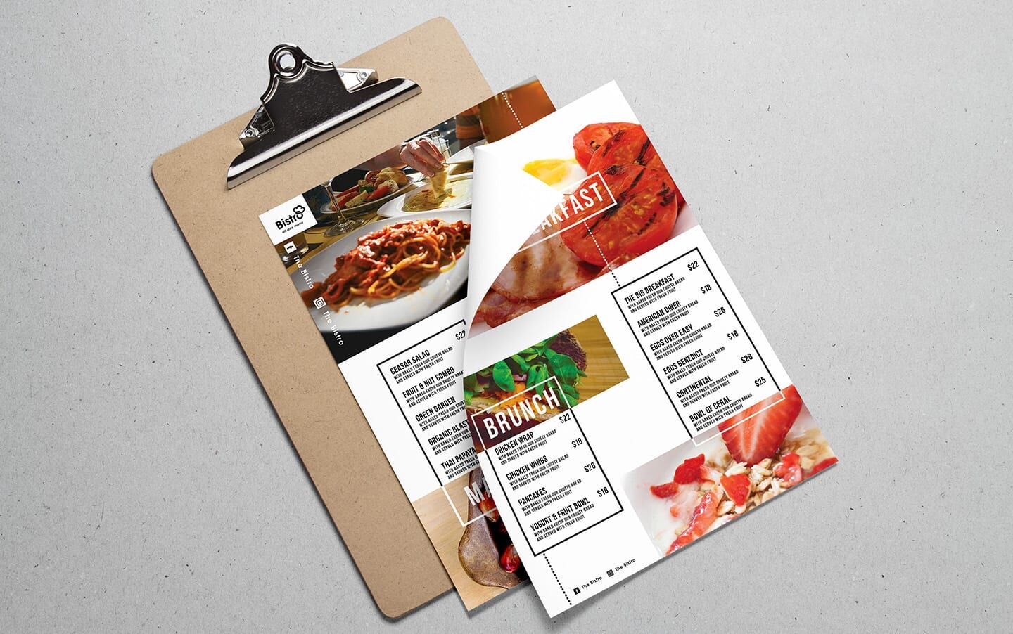 giấy in menu