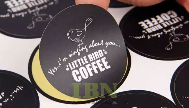 Giấy in sticker cà phê