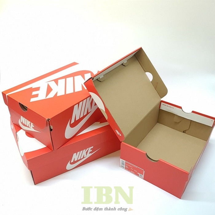 Mẫu hộp giấy đựng giày Nike