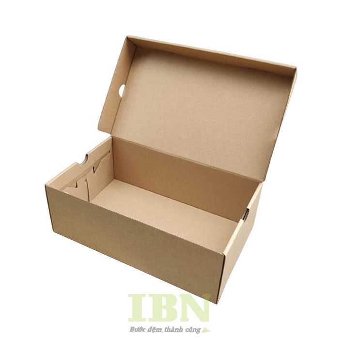 Mẫu hộp giấy carton đựng giày basic