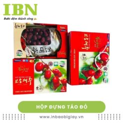 hộp đựng táo đỏ