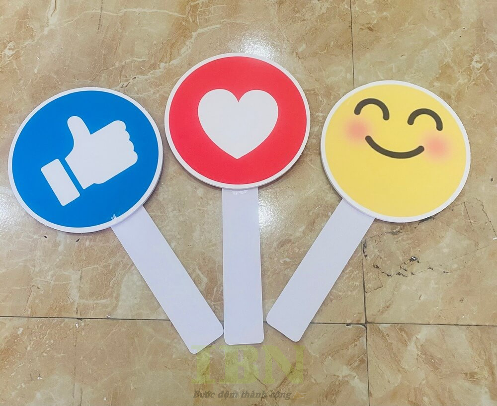 Kích thước hashtag cầm tay size mini
