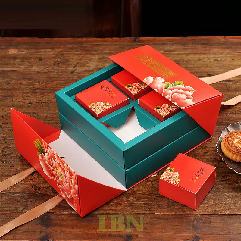 Kích thước hộp bánh trung thu con - 1 bánh