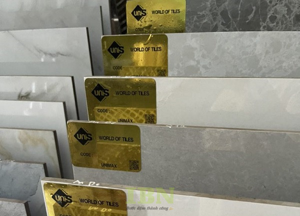 Mẫu tem dán gạch men chống thấm nước