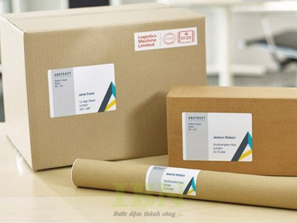 Ứng dụng của tem nhãn decal dán thùng carton đóng hàng