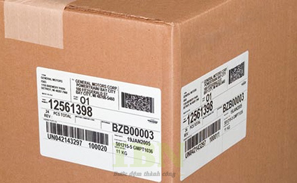 Chất liệu in tem decal dán thùng carton
