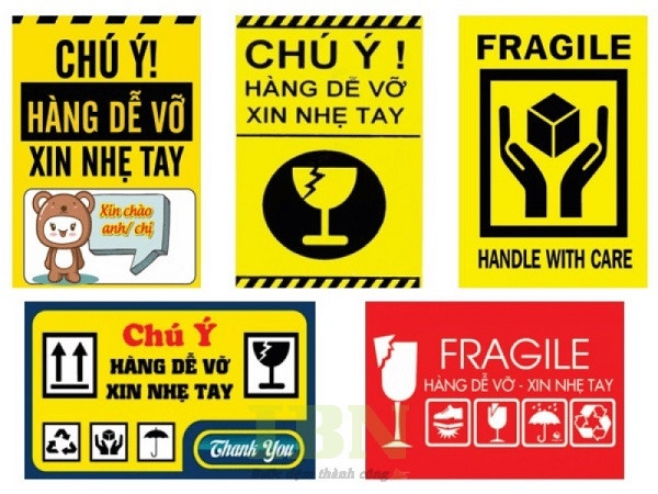 Các mẫu tem dễ vỡ nhiều hình dạng