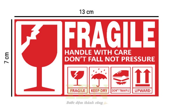 Tem fragile handle ưith care don't fall not pressure