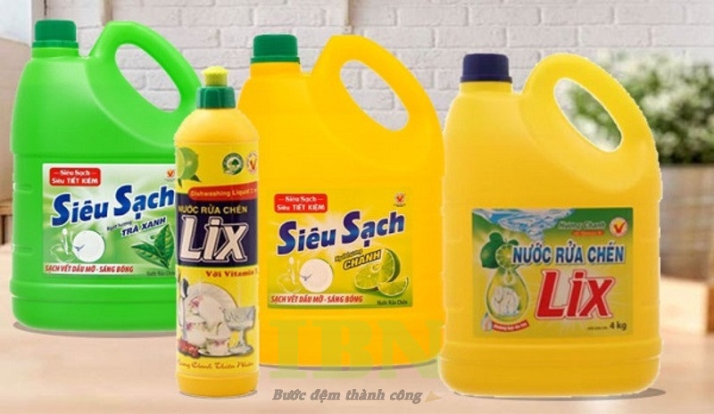 Mẫu tem nhãn nước rửa chén giá rẻ