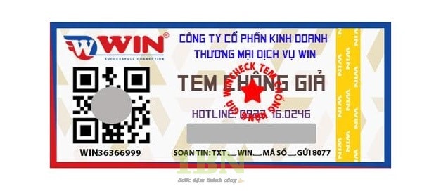 Mẫu tem phủ cào chống hàng giả