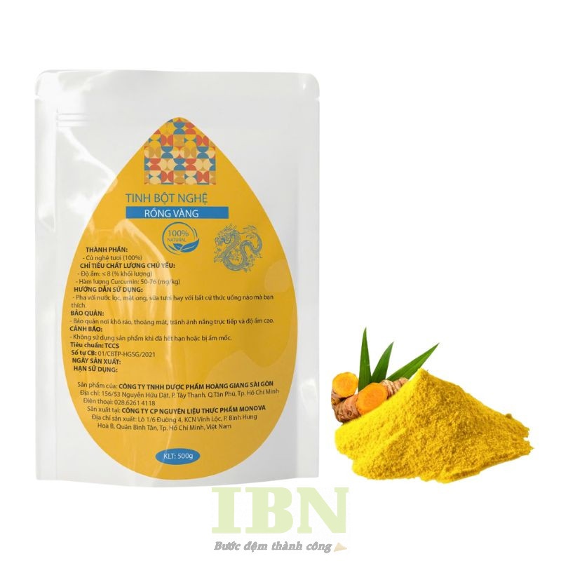 Tem tinh bột nghệ cần có thông tin đầy đủ