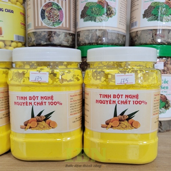 Mẫu tem tinh bột nghệ kích thước vừa