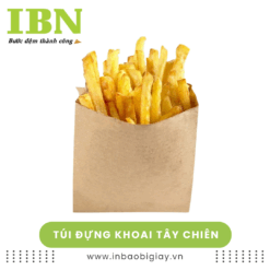 túi giấy đựng khoai tây chiên