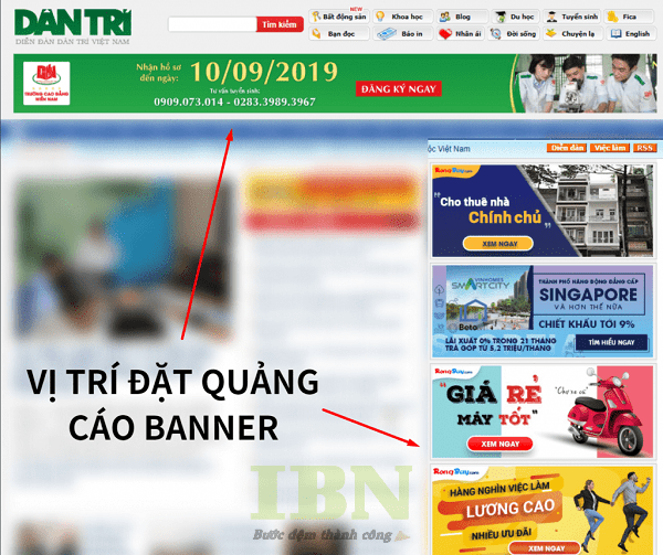 Banner báo chí và tạp chí