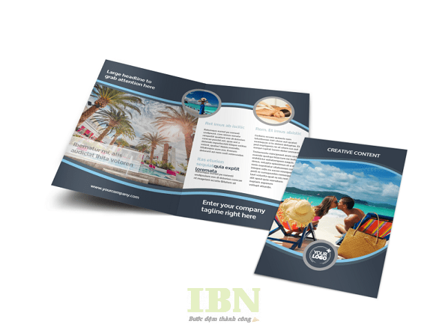 Brochure gấp đôi (Bi-fold Brochure)
