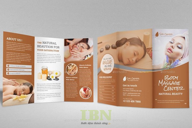 Brochure gấp ba (Tri-fold Brochure)