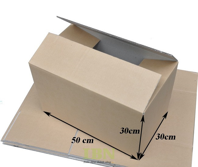 cách tính diện tích thùng carton