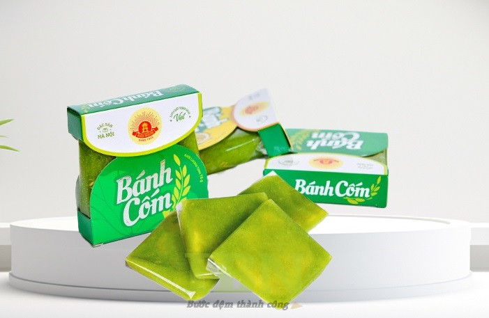 Mẫu hộp đựng bánh cốm loại 1 cái