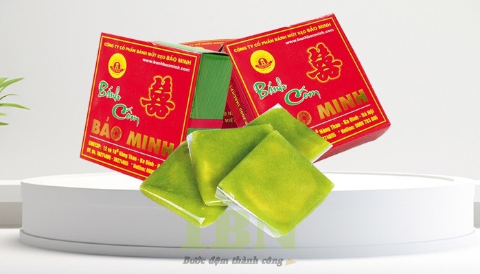 Mẫu hộp đựng 1 cái bánh cốm