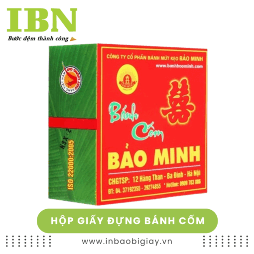 hộp giấy đựng bánh cốm