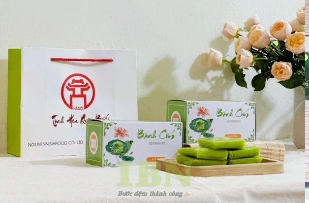 Mẫu hộp đựng bánh cốm đựng nhiều bánh