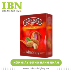 hộp giấy đựng hạnh nhân