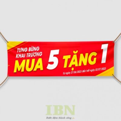 chất liệu in băng rôn