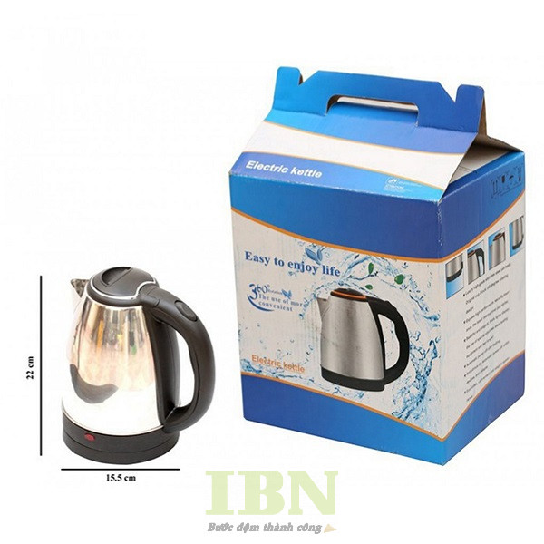 Mẫu hộp giấy đựng ấm siêu tốc có quai xách