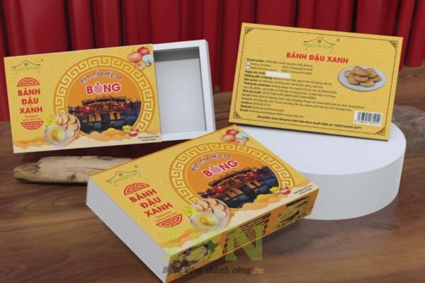 Hộp bánh đậu xanh có những kiểu dáng, kích thước nào phổ biến?