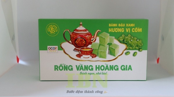 Mẫu hộp đựng bánh đậu xanh hình chữa nhật