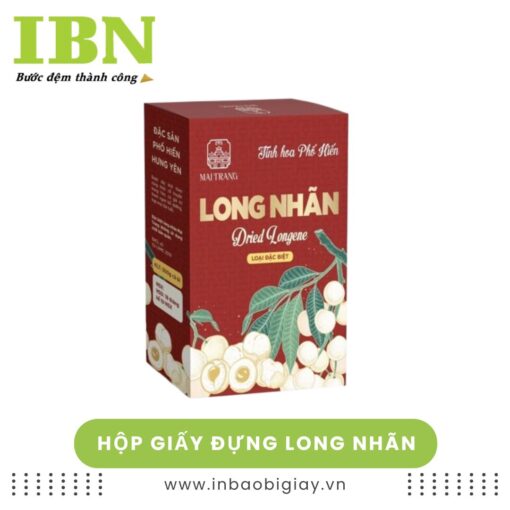 hộp giấy đựng long nhãn