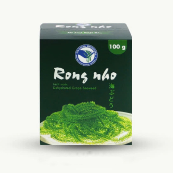 Mẫu hộp giấy đựng rong nho nắp gài đáy khóa