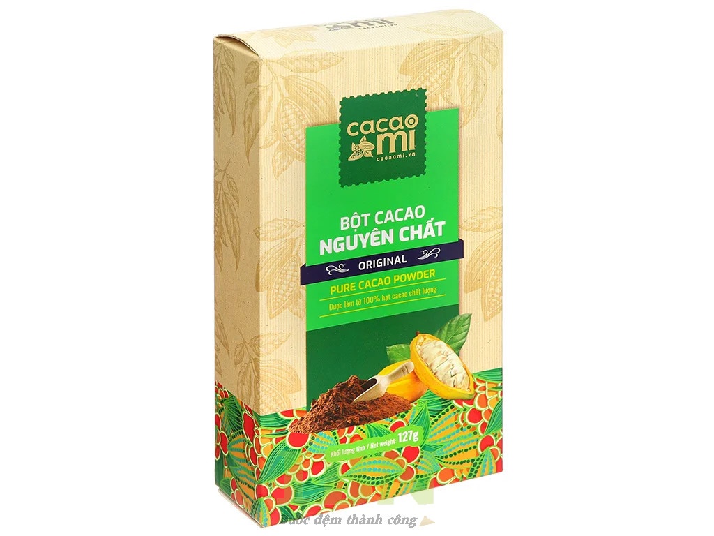 Mẫu hộp đựng bột cacao theo yêu cầu