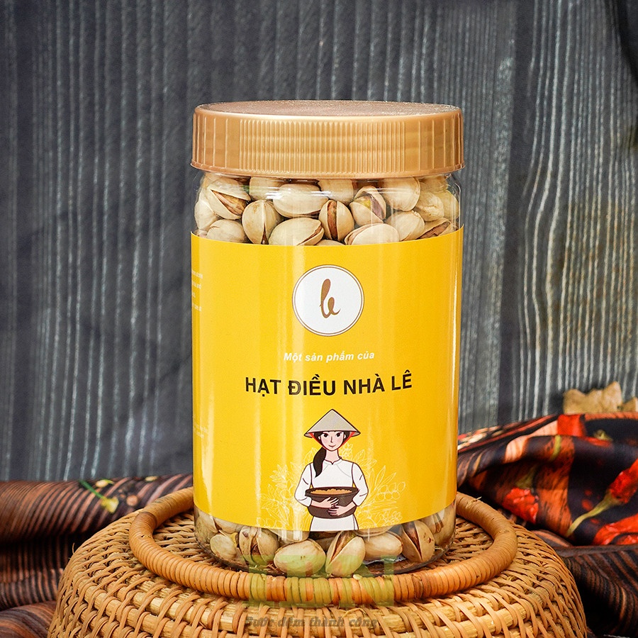 Mẫu tem hũ đựng hạt dẻ cười