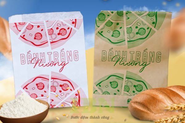 Các loại giấy in túi đựng bánh tráng nướng phổ biến