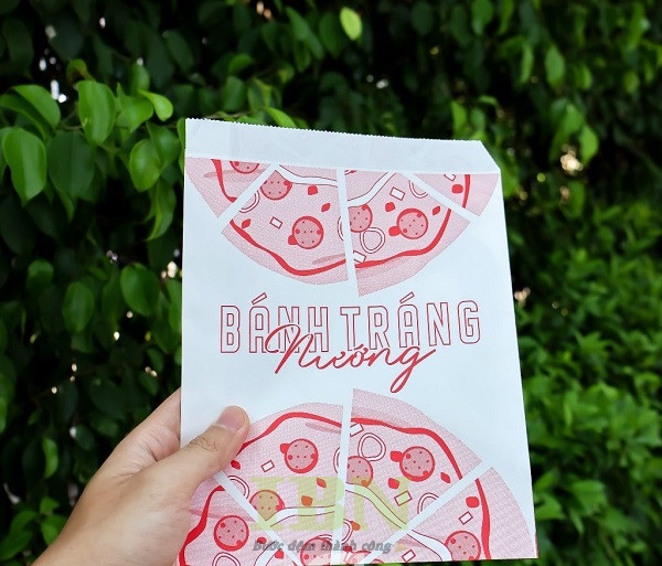 Mẫu túi đựng bánh tráng nướng bằng giấy Ford