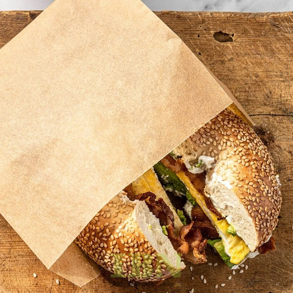 Mẫu túi giấy đựng sandwich trơn