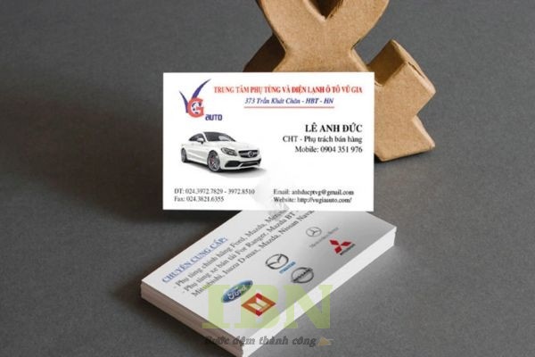 Mẫu danh thiếp ngành điện lạnh