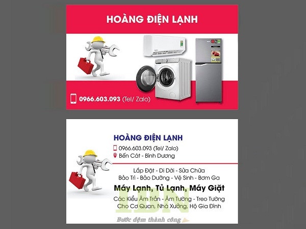 35+ Mẫu Card Visit Điện Lạnh, Điện Máy Chuyên Nghiệp, Ấn Tượng 3