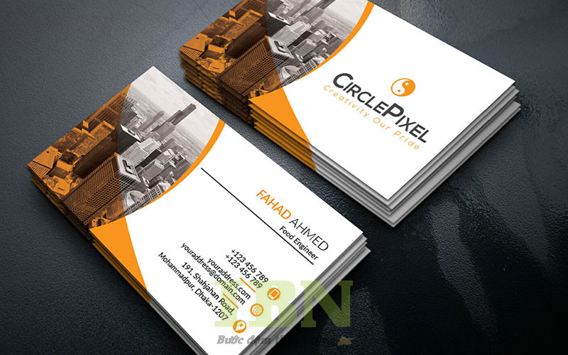 Mẫu card visit nhà nghỉ cao cấp