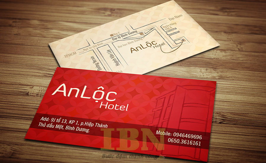 Mẫu card visit homestay ấn tượng