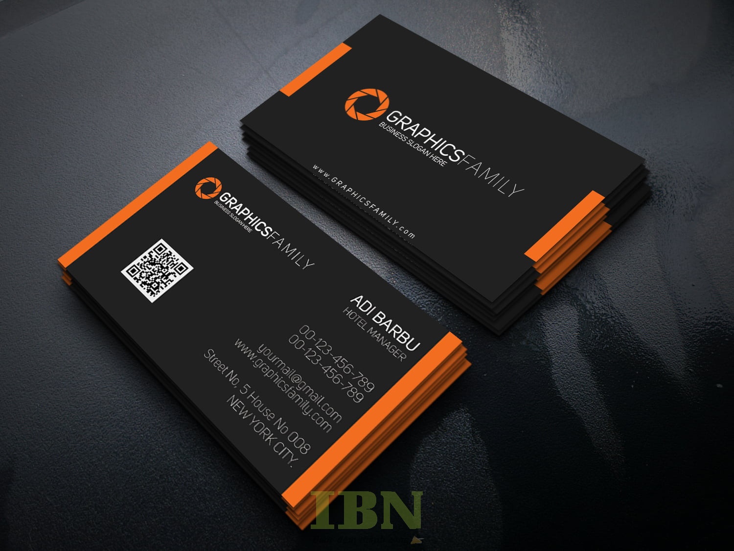 Mẫu name card khách sạn đẳng cấp
