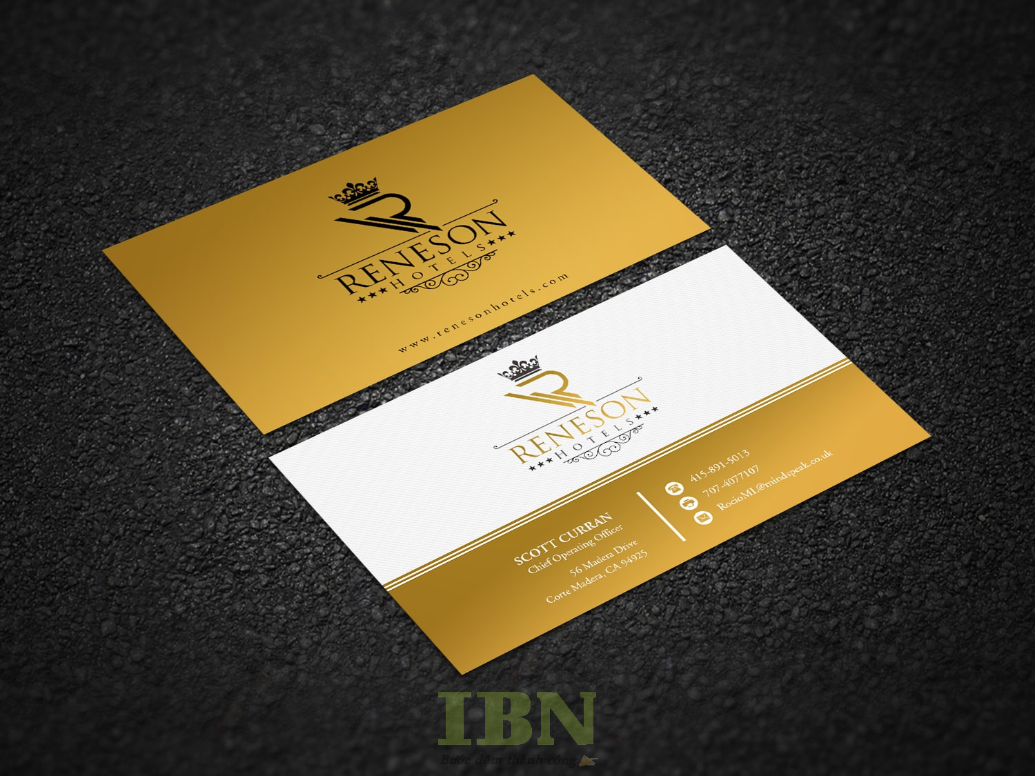 Mẫu card visit khách sạn chuyên nghiệp