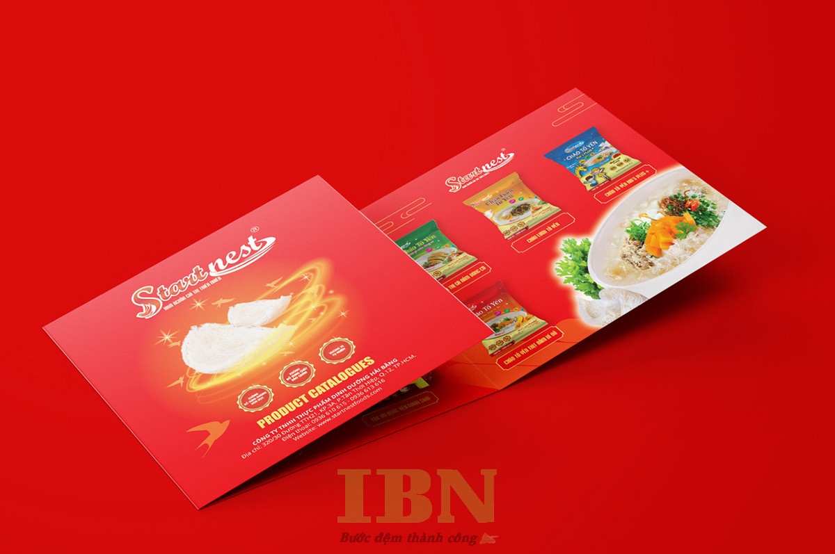 Mẫu catalogue yến sào chuyên nghiệp